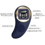 PRETTY LOVE - OVO VIBRATÓRIO DE CONTROLE REMOTO VIVIAN BLUE