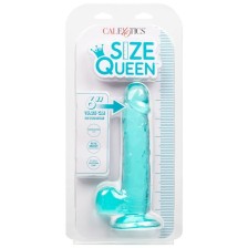 CALEXOTICS - DILDO REGINA TAGLIA BLU 15.3 CM