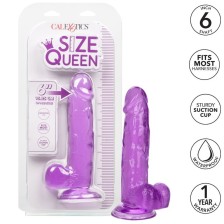 CALEXOTICS - DILDO REGINA TAGLIA VIOLA 15.3 CM