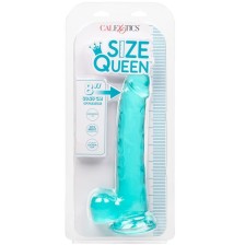 CALEXOTICS - DILDO REGINA TAGLIA BLU 20.3 CM