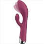 SATISFYER - SPINNING RABBIT 1 CLITORIDE E STIMOLAZIONE DEL PUNTO G ROSSO