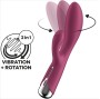 SATISFYER - SPINNING RABBIT 1 CLITORIDE E STIMOLAZIONE DEL PUNTO G ROSSO