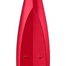 SATISFYER - VIBRADOR TWIRLING FUN TIP VERMELHO