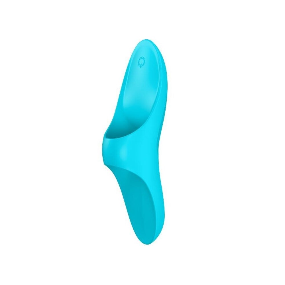 SATISFYER - TEASER FINGER VIBRATOR BLUE LIGHT