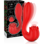 MIA - SELENA ESTIMULADOR VIBRANTE + TAPPING VERMELHO
