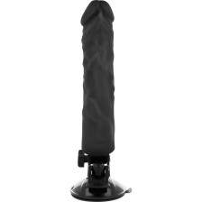 BASECOCK - REALISTISCHER VIBRATOR MIT FERNBEDIENUNG SCHWARZ 21 CM -O- 4 CM