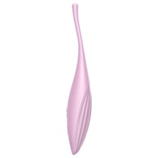 SATISFYER - VIBRADOR TWIRLING JOY CLIT TIP ROSA