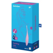 SATISFYER - TWIRLING JOY CLIT TIP VIBRATOR ROSA