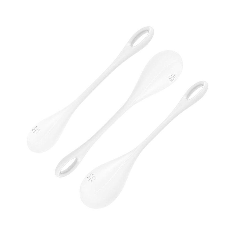 SATISFYER - ENSEMBLE ENTRAÎNEMENT YONI POWER 1 BLANC