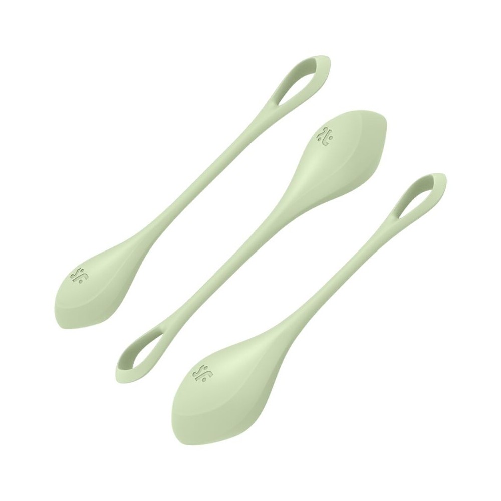 SATISFYER - CONJUNTO DE TREINO YONI POWER 2 VERDE