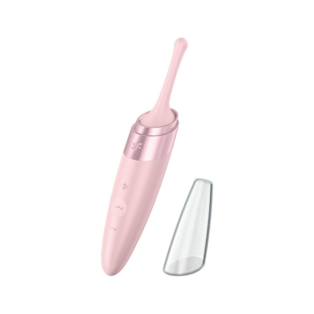 SATISFYER - ESTIMULADOR DE CLITÓRIS TWIRLING DELIGHT ROSA