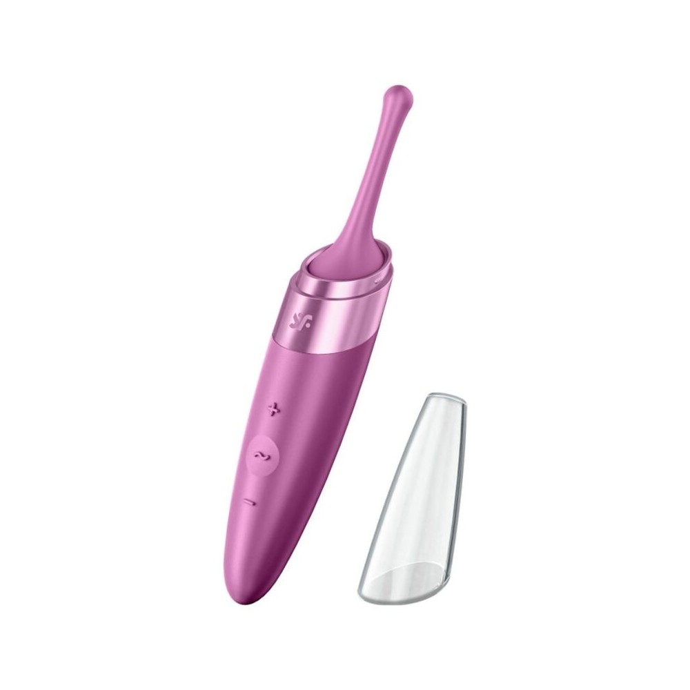 SATISFYER - ESTIMULADOR DE CLITÓRIS TWIRLING DELIGHT ROXO