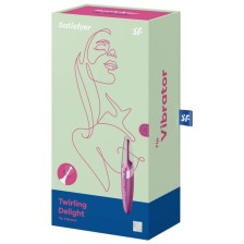 SATISFYER - TWIRLING DELIGHT CLIT TIP VIBRATOR LILA