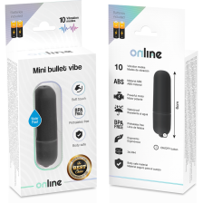 ONLINE - MINI BALA VIBRANTE PRETA