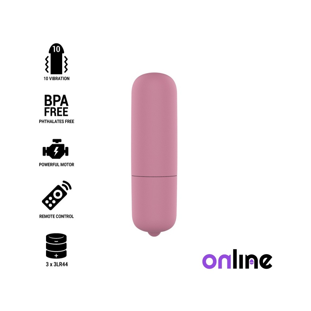 ONLINE - BALA VIBRANTE MINI ROSA