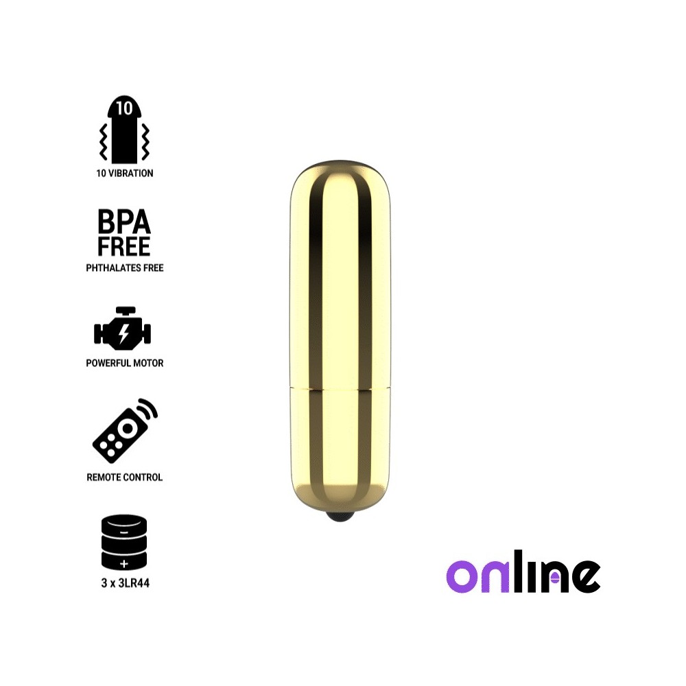 ONLINE - MINI BULLET VIBE GOLDEN