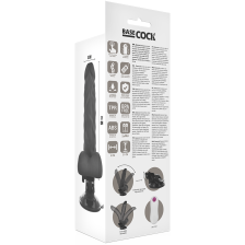 BASECOCK - ARTIKULIERBARER VIBRATOR MIT FERNBEDIENUNG SCHWARZ 21 CM -O- 5 CM