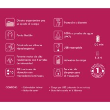 SHUNGA - PRÉSENTOIR 6 MASSEURS INTIME FUCHSIA