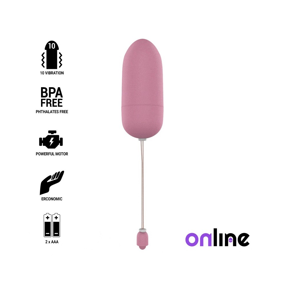 ONLINE - OVO VIBRANTE ROSA IMPERMEVEL