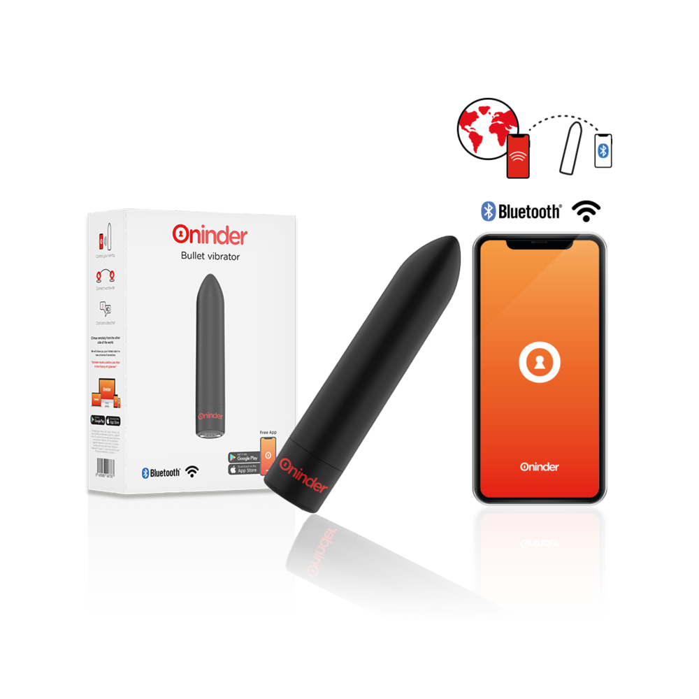 ONINDER - BERLIN BULLET VIBRATOR BLACK - FREE APP