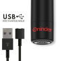 ONINDER - BERLIN BULLET VIBRATOR BLACK 9 MODES 8.5 X 2 CM - FREE APP