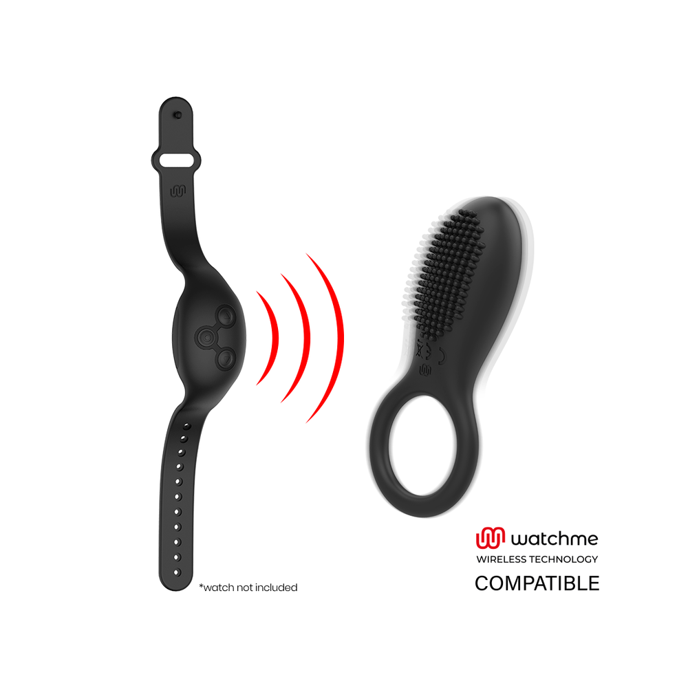 MR BOSS - TINO COCK RING WATCHME COMPATIBILE CON TECNOLOGIA WIRELESS