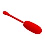 PRETTY LOVE - JULIUS WATERPROOF-RECHARGEABLE VIBRATING EGG RED