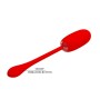 PRETTY LOVE - JULIUS WATERPROOF-RECHARGEABLE VIBRATING EGG RED