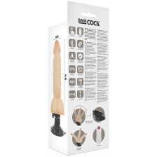 BASECOCK - VIBRADOR ARTICULVEL CONTROLE REMOTO NATURAL 20 CM -O- 4.5 CM