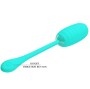 PRETTY LOVE - KIRK RECHARGEABLE VIBRATING EGG AQUA GREEN