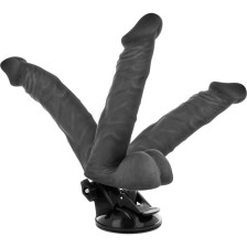 BASECOCK - VIBRATEUR ARTICULABLE TÉLÉCOMMANDE NOIR 20 CM -O- 4.5 CM