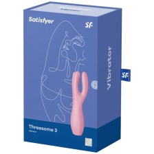 SATISFYER - THREESOME 3 VIBRATOR ROSA