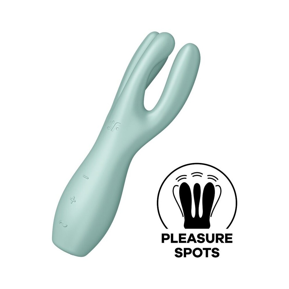 SATISFYER - THREESOME 3 VIBRATOR MINT