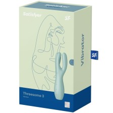 SATISFYER - VIBRADOR THREESOME 3 MENTA