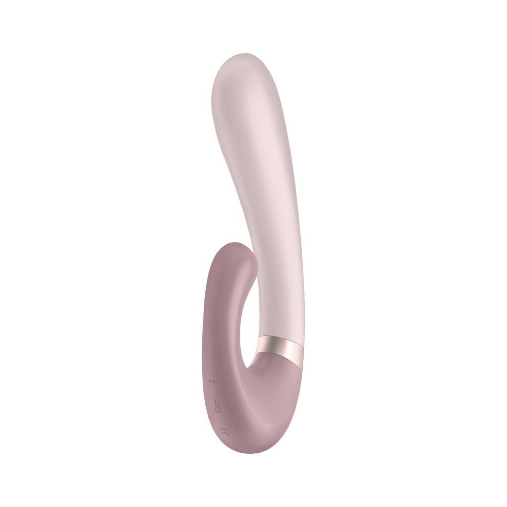 SATISFYER - APLICATIVO VIBRADOR DE ONDAS DE CALOR ROSA