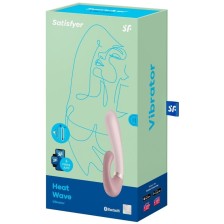 SATISFYER - APPLICATION HEAT WAVE VIBRATOR ROSE