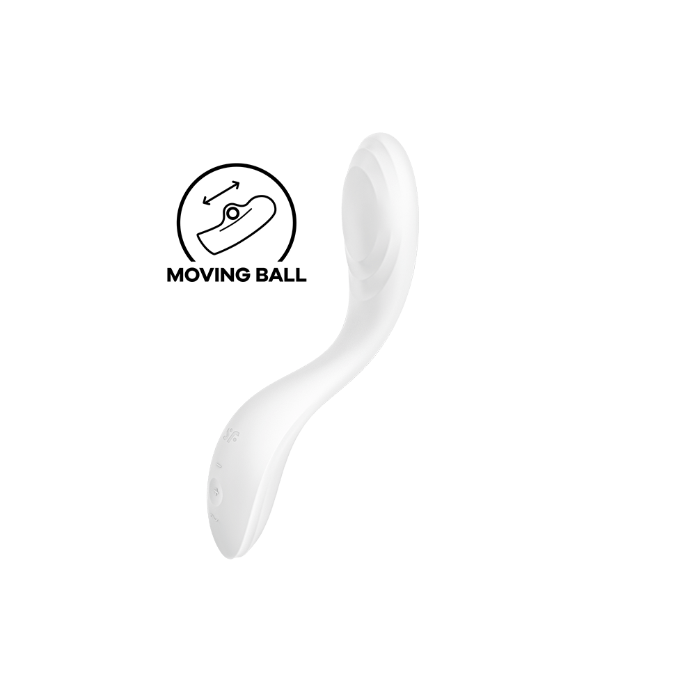 SATISFYER - RRROLLING PLEASURE GSPOT VIBRATOR WEISS