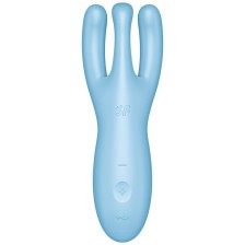 SATISFYER - THREESOME 4 VIBRATOR APP BLUE