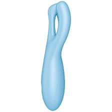 SATISFYER - APP VIBRADOR THREESOME 4 AZUL