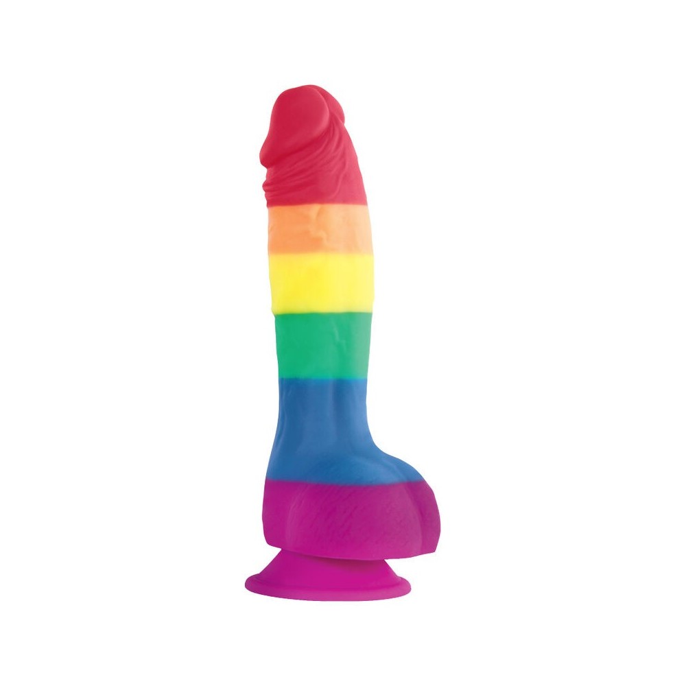 ORGULHO - BANDEIRA LGBT DILDO 15 CM