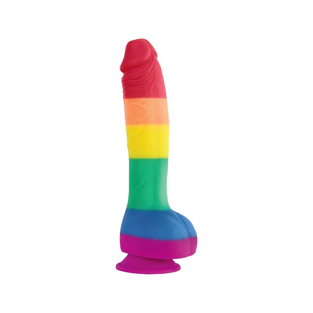 ORGULHO - BANDEIRA LGBT DILDO 19 CM