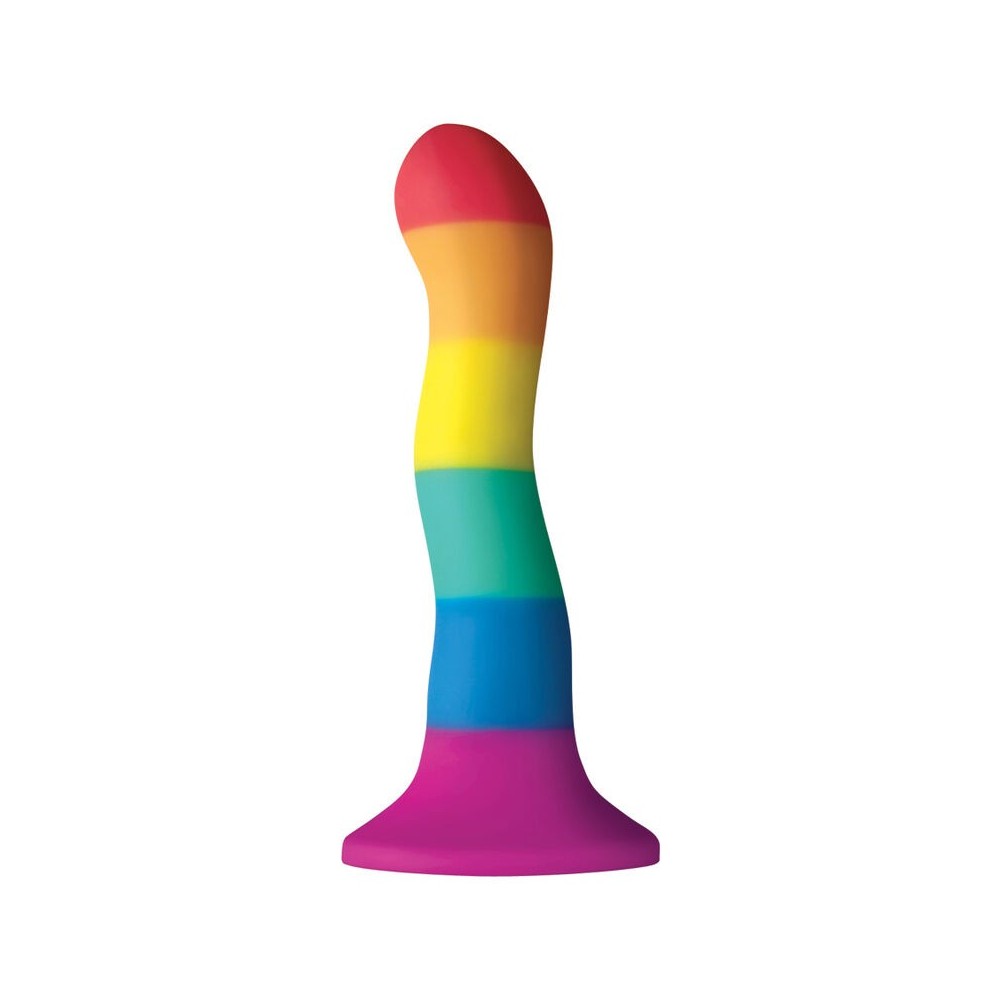 ORGULHO - BANDEIRA LGBT ONDA DILDO 17 CM