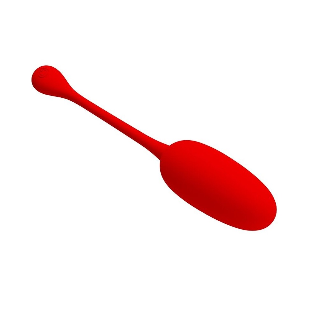 PRETTY LOVE - UOVO VIBRANTE RICARICABILE KNUCKER ROSSO