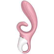 SATISFYER - APLICATIVO VIBRADOR DE COELHO HUG ME ROSA