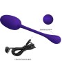 PRETTY LOVE - KNUCKER PURPLE RECHARGEABLE VIBRATING EGG