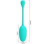 PRETTY LOVE - KNUCKER WATER GREEN RECHARGEABLE VIBRATING EGG