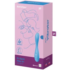 SATISFYER - G-SPOT FLEX 4+ MULTI VIBRATOR APP BLUE