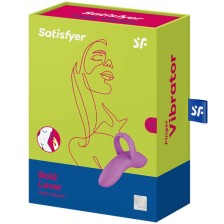 SATISFYER - BOLD LOVER FINGER VIBRATOR PINK