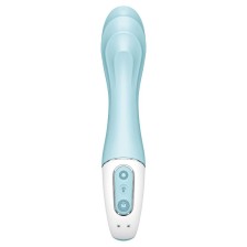 SATISFYER - AIR PUMP VIBRADOR 5+ APLICATIVO VIBRADOR INFLVEL G-SPOT AZUL