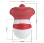 PRETTY LOVE - MINA STIMOLATORE DELLA LINGUA ROSSO CHIARO